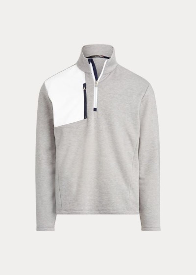 Pullover Ralph Lauren Hombre Grises - Thermal Quarter-Zip - KJCXA1864